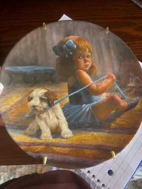 'Ballerina's Dilemma' Collector Plate by Vague Shadows